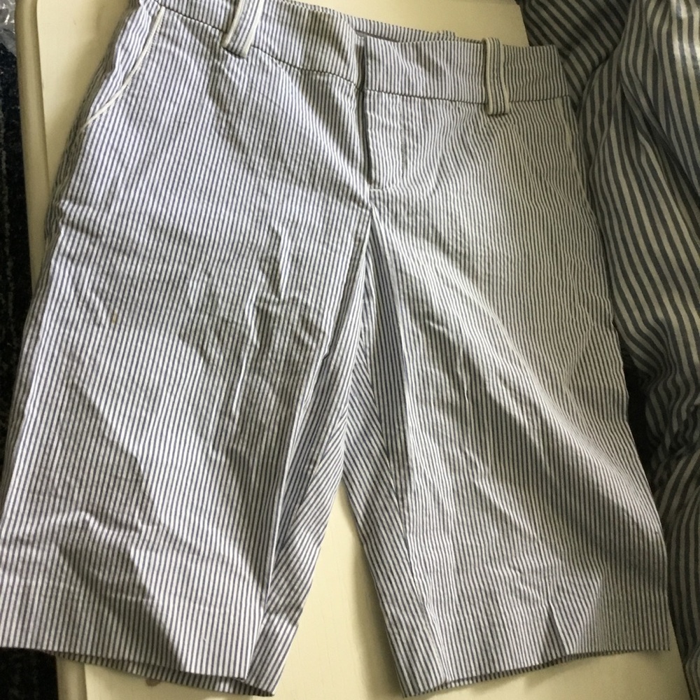 Capri striped pants. Worn once